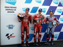 Starting Grid MotoGP Aragon 2022: Ducati Kuasai Baris Terdepan