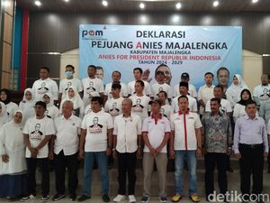 Ratusan Warga Majalengka Deklarasi Dukung Anies Maju di Pilpres 2024