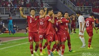 Hasil ini membawa Indonesia ke putaran final Piala Asia U-20 2023 dengan status juara Grup F. (Foto: Deny Prastyo Utomo/detikcom)