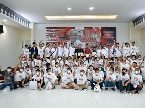 Komunitas Sopir Truk Dukung Ganjar Gelar Latihan Kesadaran Lalu Lintas