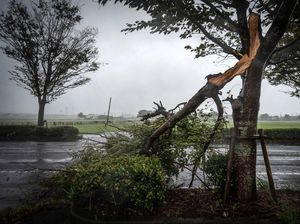 Topan Nanmadol Terjang Jepang, 4 Orang Tewas Topan Nanmadol Terjang Jepang, 4 Orang Tewas