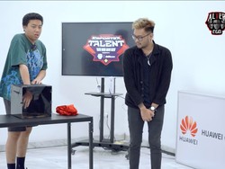 Seru! Peserta Esports X Talent Main Games Makan Tanpa Suara-Mystery Box