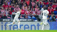 Madrid mampu pulang dengan tiga poin lewat gol-gol Rodrygo dan Federico Valverde di babak pertama.