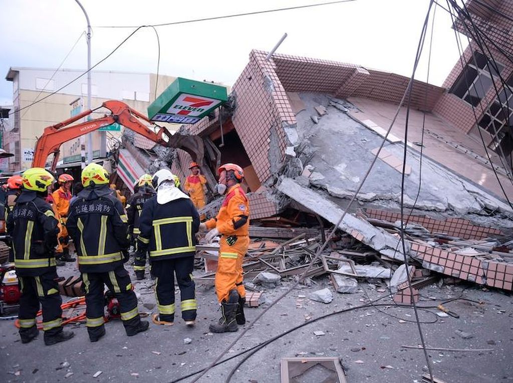 Warga Taiwan Tak Panik Berlebihan saat Diguncang Gempa Kencang