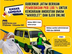 Gubernur Khofifah Bebaskan Pajak Mikrolet dan Ojol