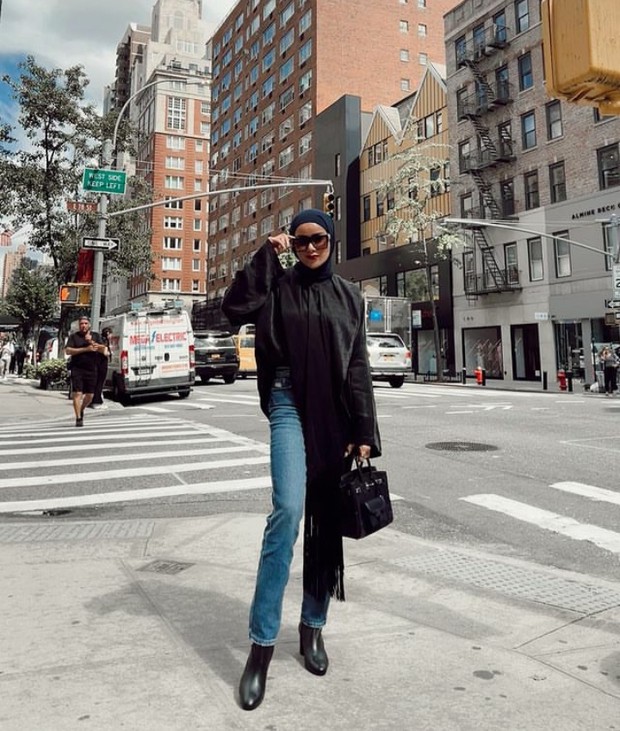 Gaya Mewah Olla Ramlan di New York