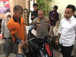 Eks Satpam di Mataram Ngaku Curi Motor Mahasiswi untuk Biayai 2 Anak