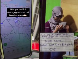 Ngojek Seharian Demi Belikan Ibunya Blender Baru, Kisah Driver Ojol Ini Bikin Haru