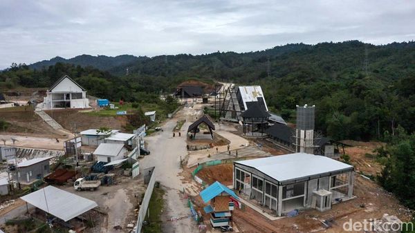 Potret PLBN Jagoi Babang dari Atas