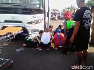 Kecelakaan di Sentolo Kulon Progo, Kaki Pemotor Terlindas Bus