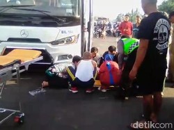 Kecelakaan di Sentolo Kulon Progo, Kaki Pemotor Terlindas Bus