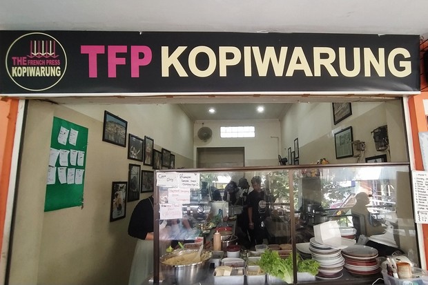 TFP Kopi Warung di Pasar Kranggan Yogyakarta / foto: dok. pribadi TFP Kopi Warung di Pasar Kranggan Yogyakarta