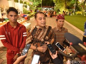 Timnas U-19 Makan Malam di Rumah Dinas Wali Kota Surabaya Dihibur Reog