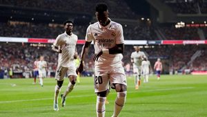 Tarian Vinicius untuk Fans Rasis Atletico