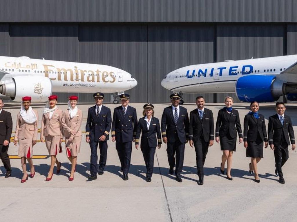 Emirates Kawin Dengan United, Terbang ke AS Jadi Makin Mudah