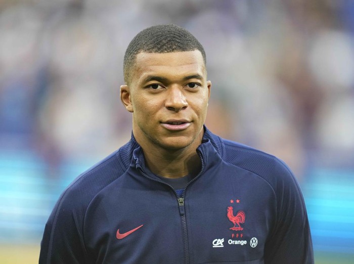 Paris, France - June 03: Kylian Mbappé  before the  UEFA Nations league match between France vs Denmark at Stade de France on June 03, 2022 in Paris, France.  (Photo by Thor Wegner/DeFodi Images via Getty Images)