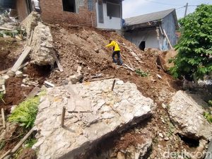 Longsor di Bandar Lampung, 3 Rumah Ambles