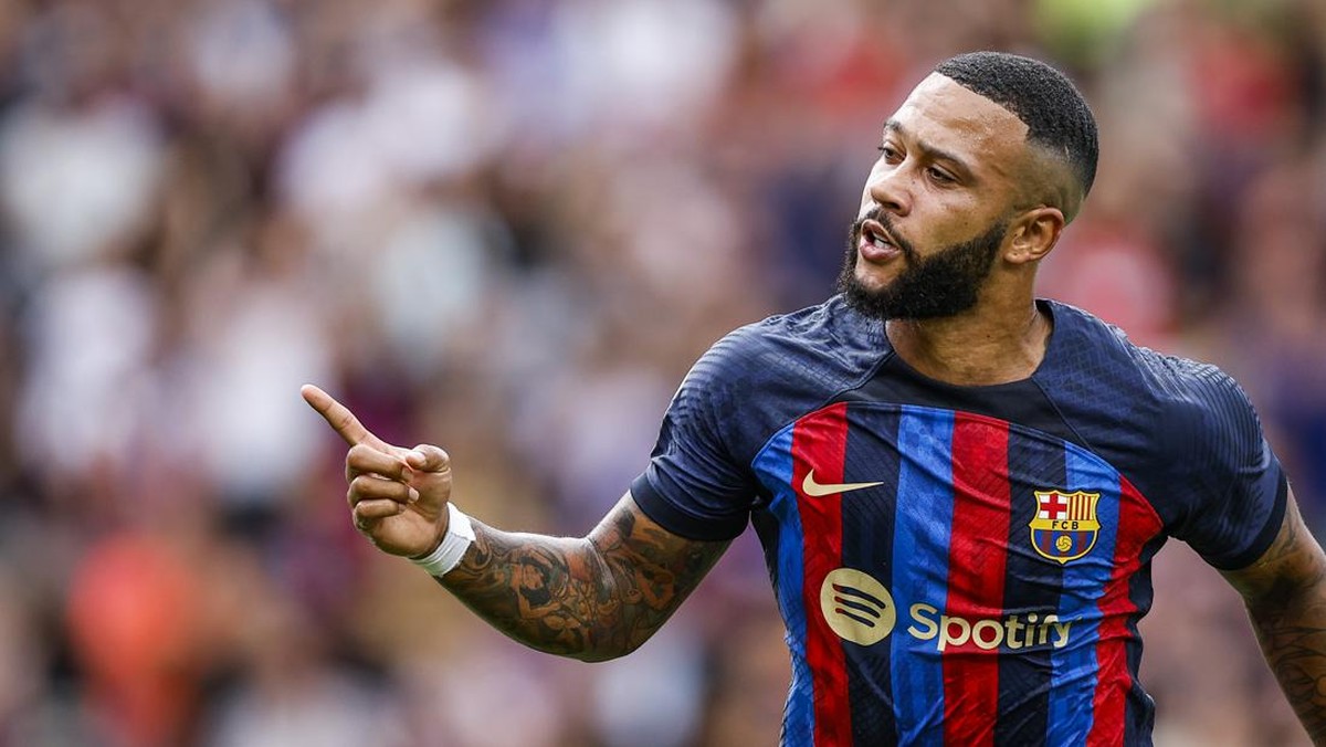 Memphis Depay masih mau bersaing di Barcelona, meski menit bermainnya jauh lebih sedikit usai kedatangan Robert Lewandowski. (Foto: NurPhoto via Getty Images/NurPhoto)