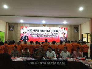 Kasus Meningkat, Polisi Gulung 137 Pelaku 3C di Mataram