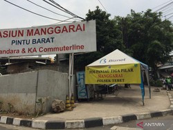 Polisi Bangun Pos Pantau Cegah Tawuran di Underpass Manggarai Berulang