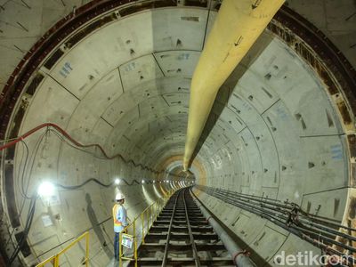 Progres Pembangunan MRT Bundaran HI-Harmoni