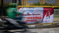 Spanduk Ucapan Terima Kasih Anies Baswedan Mejeng di Kalibata