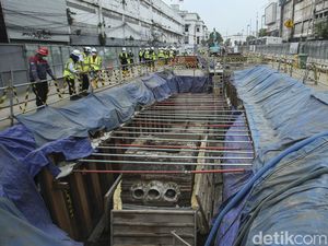Jembatan Glodok Kuno Ditemukan di Bawah Proyek MRT Tak Akan Dipindah