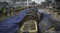 Terkini! Wujud Saluran Air Kuno di Proyek MRT Glodok
