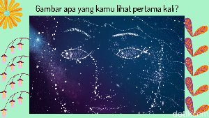 Gambar yang Tampak Pertama Kali Cerminkan Kepribadian, Lihat Wajah atau Ikan?