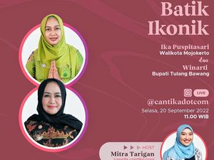 Bupati Tulang Bawang Kenalkan Karya UMKM Batik Tulis Shiha Ali