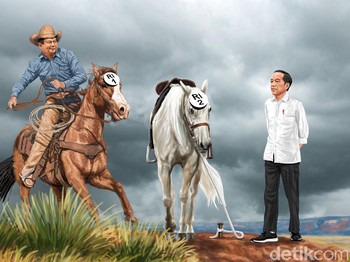 Gerilya Duetkan Prabowo-Jokowi pada Pilpres 2024