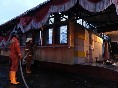 Penampakan Kantor Balitbang Pemprov Kalbar yang Ludes Terbakar