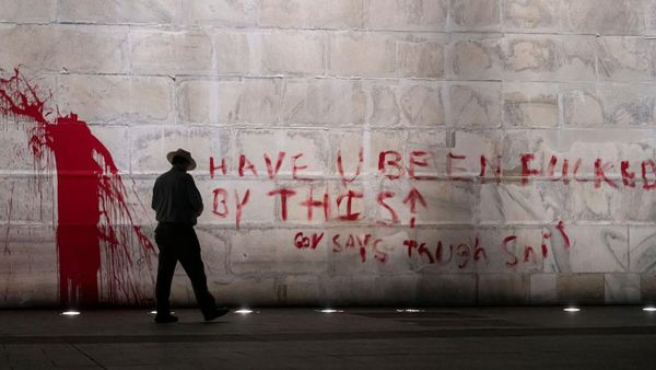 Monumen Washington Dicoret-coret, Pelaku Ditahan Polisi