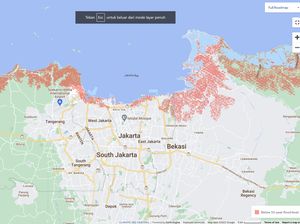 Potret Ramalan Jakarta Tenggelam Potret Ramalan Jakarta Tenggelam