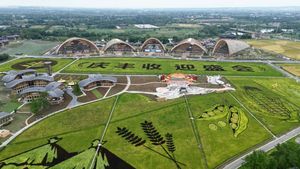 Crop Circle Unik Karya Petani China di Sichuan