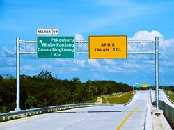 Konstruksi Kelar, Tol Pekanbaru-Bangkinang Siap Beroperasi Akhir 2022