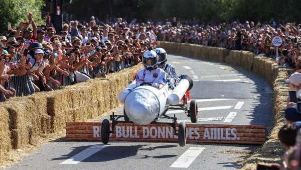 Unik! Begini Keseruan Balapan Kotak Sabun di Prancis