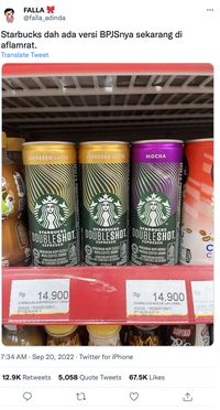 Starbucks Jual Kopi Kalengan Di Minimarket