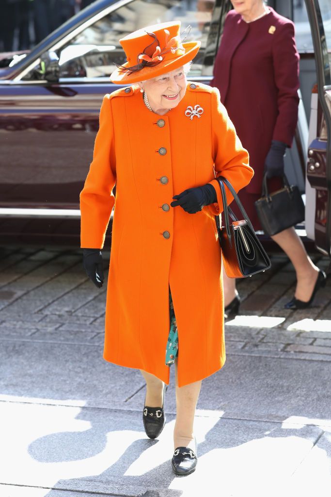 LONDON, ENGLAND - MARCH 20:  Her Majesty, Queen Elizabeth II visits the Royal Academy of Arts to mark the completion of a major redevelopment of the site on March 20, 2018 in London, England.  (Photo by Chris Jackson/Getty Images)