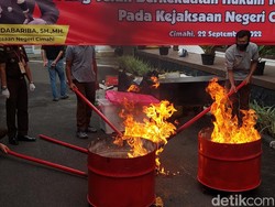 Ganja hingga Tembakau Gorila di Cimahi Dibakar Jaksa!