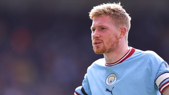 Kevin De Bruyne WOLVERHAMPTON, ENGLAND - SEPTEMBER 17: Kevin De Bruyne of Manchester City during the Premier League match between Wolverhampton Wanderers and Manchester City at Molineux on September 17, 2022 in Wolverhampton, United Kingdom. (Photo by Robbie Jay Barratt - AMA/Getty Images)