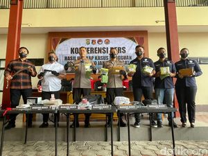 Polres Jakpus Ungkap 5 Kasus Narkoba, Tersangka Simpan Senpi hingga Sajam