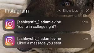 Bukti Screenshot DM Adam Levine Goda Wanita Muda