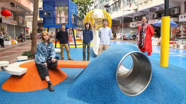 Ada Taman Warna-warni Nyempil di Tengah Padatnya Hong Kong