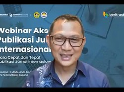 Ridwan Institute Sukses Gelar Webinar Publikasi Jurnal Internasional