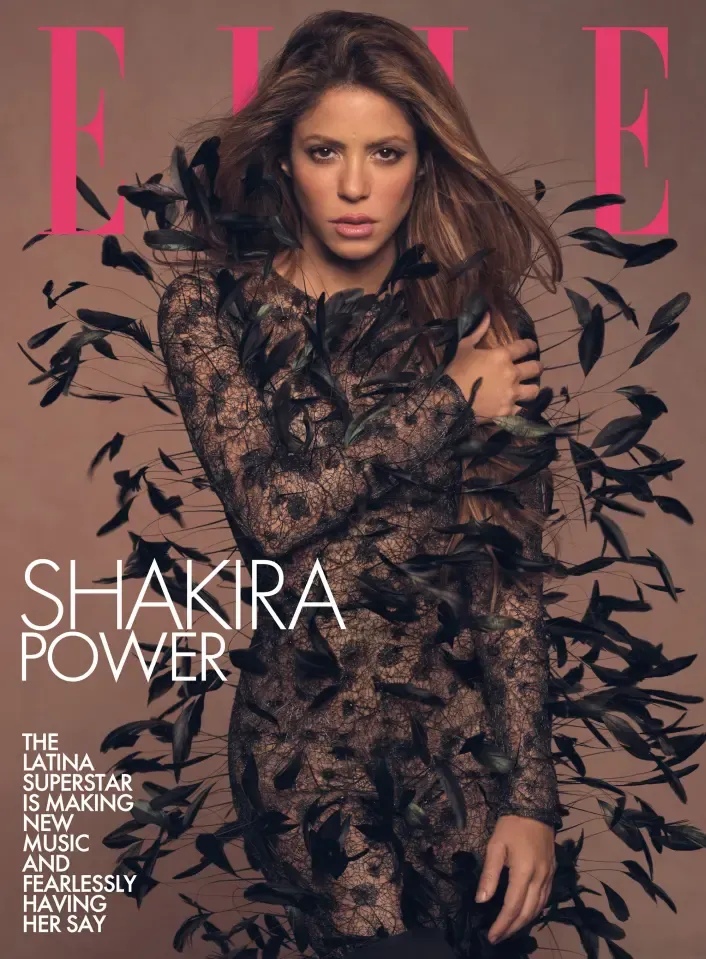 Shakira di Majalah Elle
