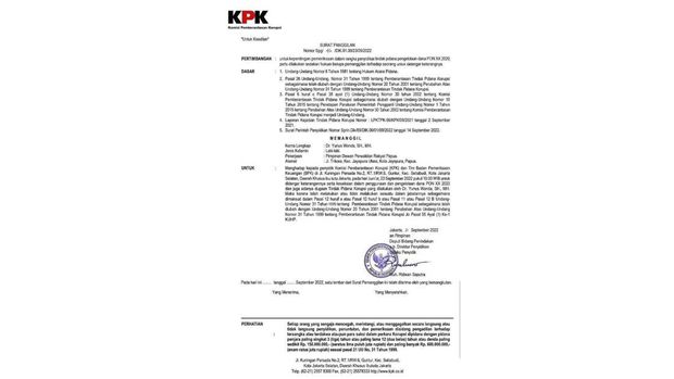 Surat Palsu Pimpinan DPR Papua Tersangka