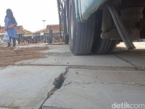 Duh! Baru Uji Coba, Beton-Box Culvert Terminal Gubug Grobogan Remuk Duh! Baru Uji Coba, Beton-Box Culvert Terminal Gubug Grobogan Remuk