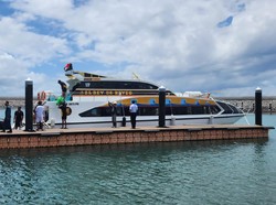 Pelabuhan Sanur Uji Coba Sandar Kapal, Ditargetkan Rampung Bulan Ini