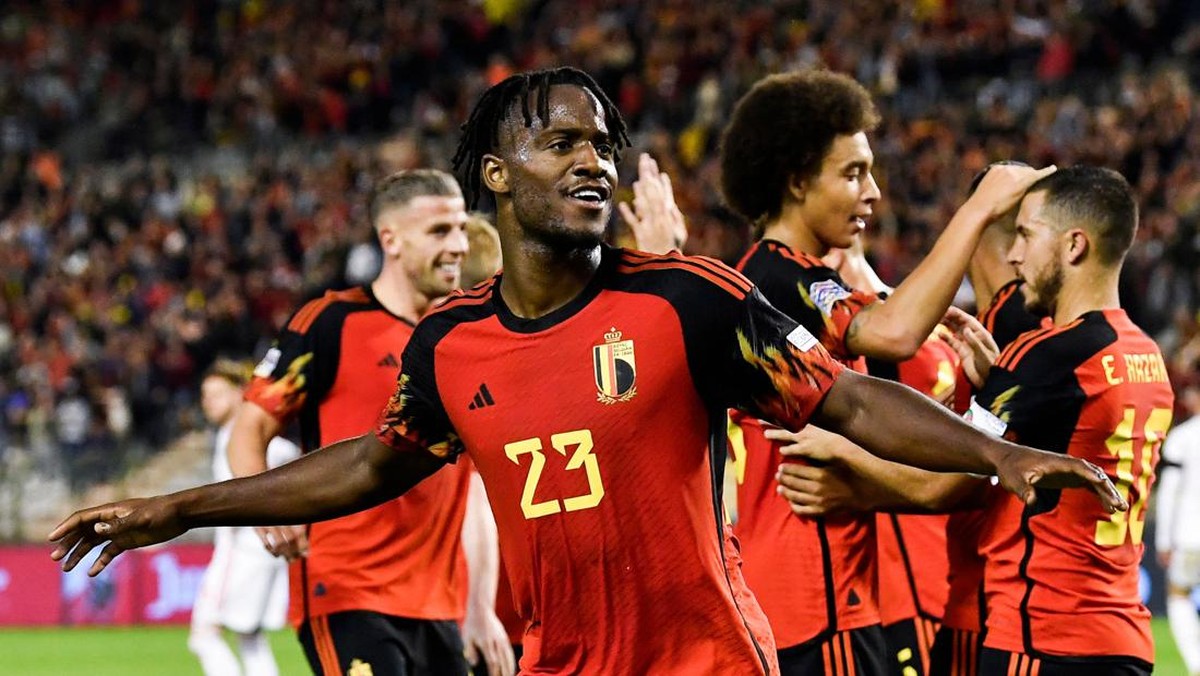 Belgia taklukkan Wales 2-1. (Foto: AFP via Getty Images/JOHN THYS)
